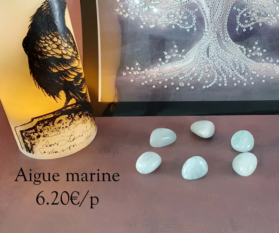Aigue-Marine — pierre roulée