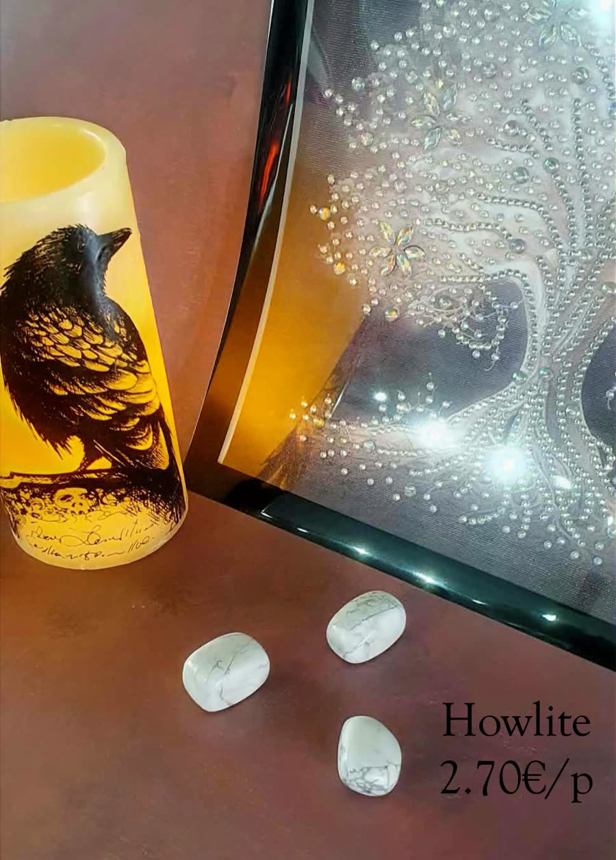 Howlite — pierre roulée